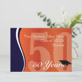 50 jaar klassenreünie kaart (Staand voorkant)