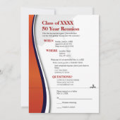 50 jaar klassenreünie kaart (Achterkant)