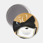  50 jaar klassenreünie Save the Date Magneet (Voorkant / Achterkant)