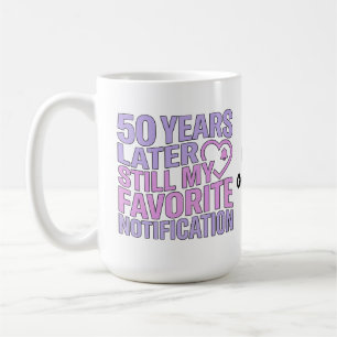 50 jaar later nog steeds mijn favoriete notificati koffiemok
