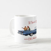 50 jaar leuke Mok (Voorkant links)