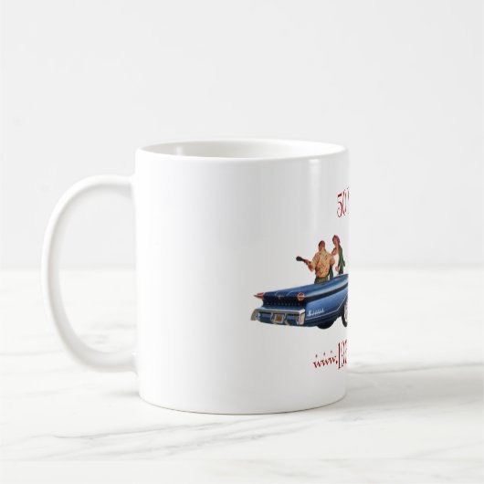 50 jaar leuke Mok (Links)