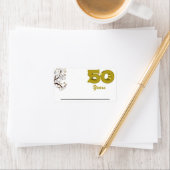 50 jaar naametiket etiket (Insitu)