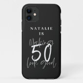 50 jaar op maat maken  Case-Mate iPhone case (Achterkant)