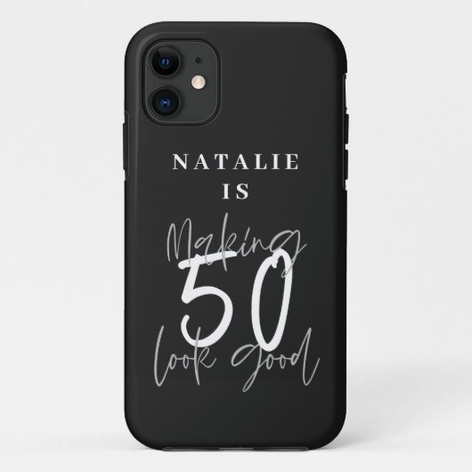 50 jaar op maat maken  Case-Mate iPhone case (Achterkant)