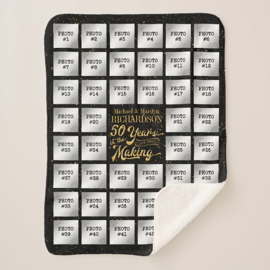 50 jaar op Making - 44 Foto Jubileum Sherpa Deken (Voorkant)