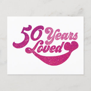 50 jaar oud - 50 Jaar Geliefd Briefkaart