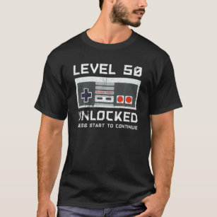 50 jaar oud 50 jaar oud 50 jaar oud cadeauniveau 5 t-shirt