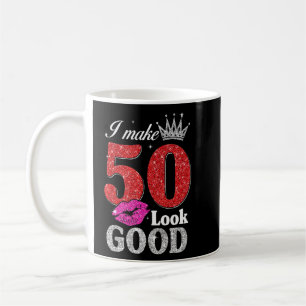 50 Jaar Oud 50e Verjaardag Ik Maak 50 Kijk Goed Wo Koffiemok