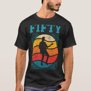 50 jaar oud 50e verjaardag Man Guitar Player Guita T-shirt