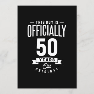 50 Jaar Oud - 50ste Verjaardag Grappig Cadeau Kaart