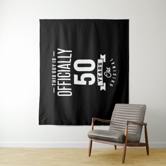 50 Jaar Oud - 50ste Verjaardag Grappig Cadeau Wandkleed (In situ)