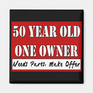 50 jaar oud, één eigenaar - heeft onderdelen nod magneet