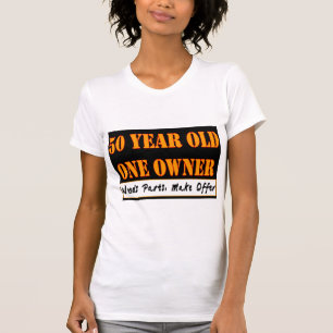 50 jaar oud, één eigenaar - heeft onderdelen nod t-shirt