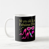 50 JAAR OUD EN EEN FANTASTISCH DIVA DESIGN KOFFIEMOK (Links)