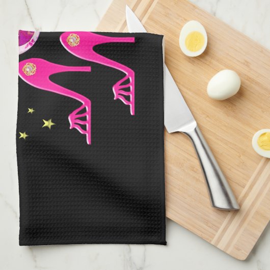 50 JAAR OUD EN EEN FANTASTISCH DIVA DESIGN THEEDOEK (Quarter Fold)