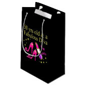 50 JAAR OUD EN EEN FANTASTISCHE DIVA KLEIN CADEAUZAKJE (Achterkant Gekanteld)