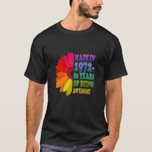 50 jaar oud flora Geweldige sinds 1972 geeft 50e T-shirt