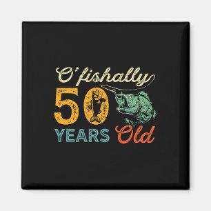 50 jaar oud Gevist cadeau 50ste verjaardag Cool Fi Magneet