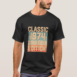50 Jaar Oud Gift Classic 1974 Limited Edition 50th T-shirt