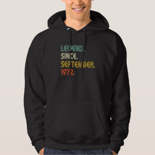 50 Jaar Oud Legende Sinds September 1972 50ste Ve Hoodie