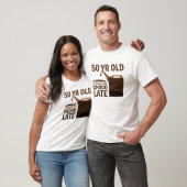 50 jaar oud met chocolade t-shirt (Unisex)
