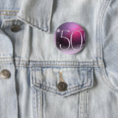 50 jaar oud! ronde button 5,7 cm (In situ)