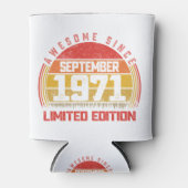 50 jaar oud september 1971, 50e Retro Geweldige Blikjeskoeler (Voorkant)