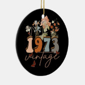 50 jaar oud  T-shirt 1973 50e verjaardag Keramisch Ornament (Rechts)
