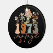 50 jaar oud  T-shirt 1973 50e verjaardag Keramisch Ornament (Links)