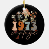 50 jaar oud  T-shirt 1973 50e verjaardag Keramisch Ornament (Achterkant)