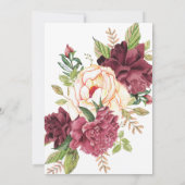 50 jaar oud Tarjeta de anuncios plana Aankondiging (Achterkant)