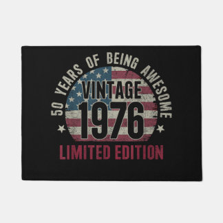 50 Jaar Oud Vintage 1976 50ste Verjaardag Limitier Deurmat