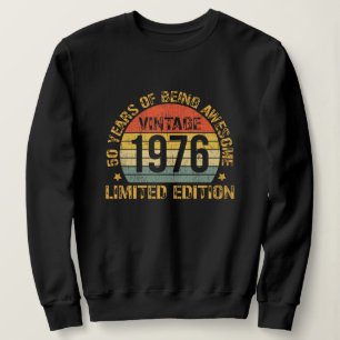 50 Jaar Oud Vintage 1976 50ste Verjaardag Trui