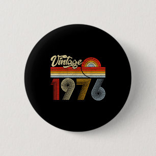 50 Jaar Oud Vintage Gemaakt In 1976 50ste Verjaard Ronde Button 5,7 Cm