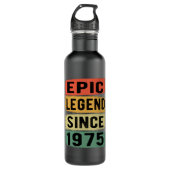 50 jaar oude Bday 1975 Epic Legend 50ste verjaarda Waterfles (Voorkant)
