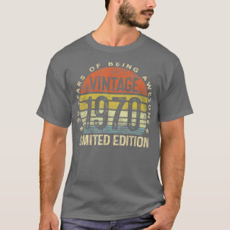 50 jaar oude cadeaus  1970 Limited Edition T-shirt