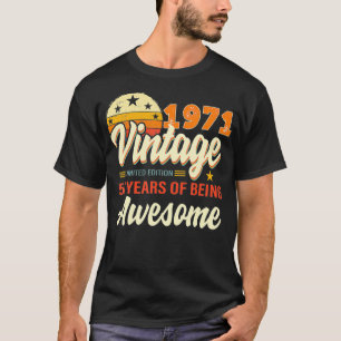 50 jaar oude cadeautjes 1971 Limited Edition 50t T-shirt