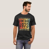 50 jaar oude cadeautjes 1972 Limited Edition 50T T-shirt (Voorkant volledig)