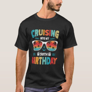50 jaar oude cruise naar mijn 50e verjaardag t-shirt