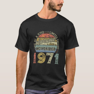 50 jaar oude depressie november 1971 t-shirt