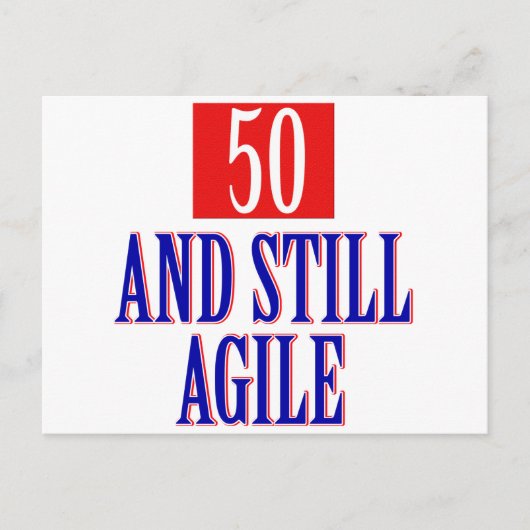 50 jaar oude design briefkaart (Voorkant)