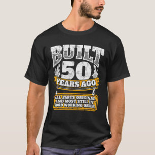 50 jaar oude geschenken  1971 originele onderdelen t-shirt