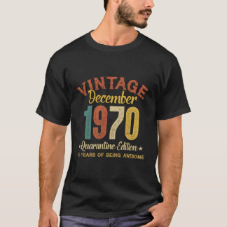 50 jaar oude geschenken 50e verjaardagscadeau Dec T-shirt