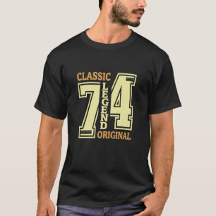 50 jaar oude klassieker 1974 Legend Original 50th  T-shirt