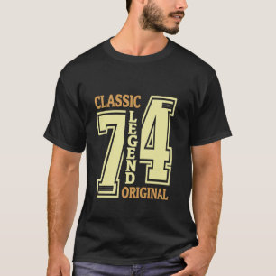 50 jaar oude klassieker 1974 Legend Original 50th  T-shirt