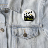 50 JAAR OUDE MOVIE STAR RONDE BUTTON 5,7 CM (In situ)