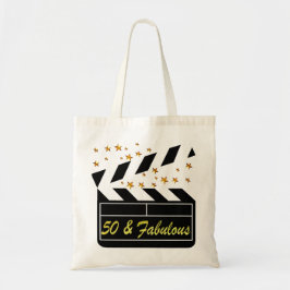50 JAAR OUDE MOVIE STAR TOTE BAG