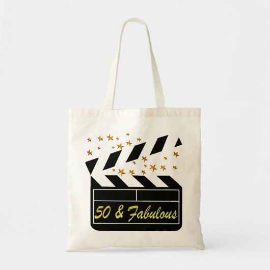 50 JAAR OUDE MOVIE STAR TOTE BAG (Voorkant)