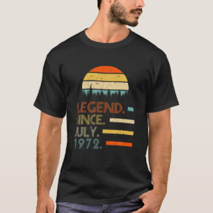 50 jaar oude Retro Birthday Gifts Legend from jul T-shirt